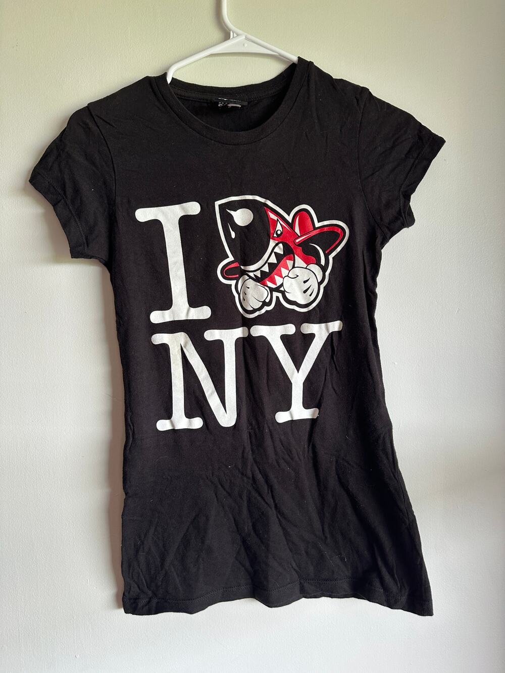 TheFreshnes Black Shark NYC Graphic Tee Size S Streetwear